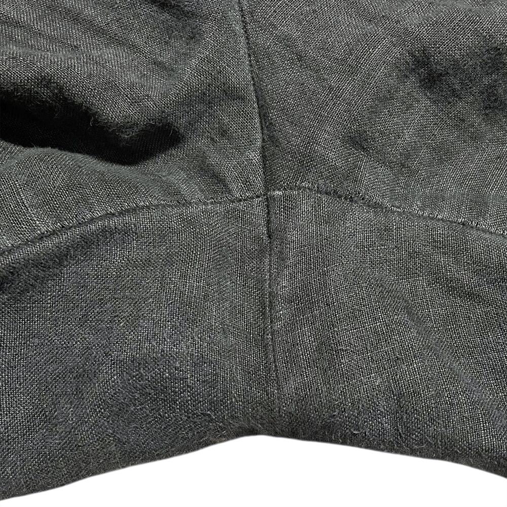 VINCE 100% Hemp Relaxed Wide-Leg Utility Pants in Dark Night Lake Black Size 14 - Picture 8 of 8